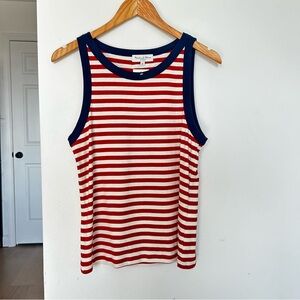 Michael Stars Red, White, & Blue Striped Tank Top Medium, NWT